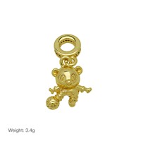 HD1030 Abalorios Colgantes Románticos de Dibujos Animados, con Diseños de Niño, Niña, Sol, Corazón y Amor, para Pulseras de Cadena de Serpiente y Creación de Joyas DIY