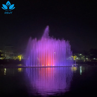 Fontaine musicale personnalisée pour jardin, piscine, élément décoratif aquatique