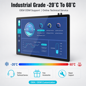<span class=keywords><strong>Moniteur</strong></span> tactile tout-en-un de 23,6 pouces, terminal de point de vente industriel, machine à fixation murale pour la vente au détail et la gestion des billets - Product Image 5