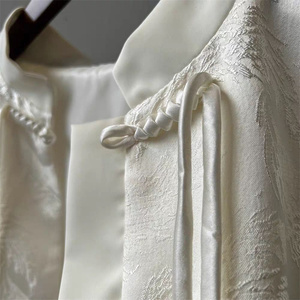 Style chinois <span class=keywords><strong>brodé</strong></span> noeud bouton <span class=keywords><strong>gilet</strong></span> court mode féminine <span class=keywords><strong>gilet</strong></span> court - Product Image 6