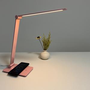 Lampade <span class=keywords><strong>da</strong></span> tavolo Usb intelligenti portatili con caricabatterie Wireless ricarica luce <span class=keywords><strong>da</strong></span> studio soggiorno camera <span class=keywords><strong>da</strong></span> letto <span class=keywords><strong>lampada</strong></span> <span class=keywords><strong>da</strong></span> <span class=keywords><strong>scrivania</strong></span> a Led - Product Image 2