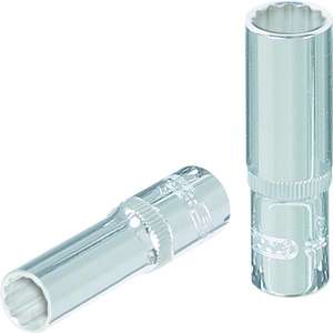 KS TOOLS - 918.3748 3/8'' CHROME plus <b>12</b> <b>Point</b> <b>socket</b>, deep (mm) - EAN 4042146569030 HAND <b>SOCKETS</b> 3/8" - Product Image 1