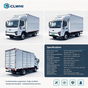 Camionnette électrique Karry Lingmi 4x2, 100,46 kWh, moteur 100-150 kW, autonomie 201-300 km, camion de fret électrique 1,17 T, idéal <span class=keywords><strong>pour</strong></span> la réapprovisionnement des supermarchés - Product Image 2