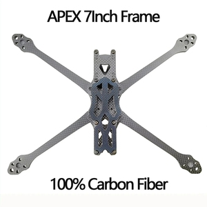 Nouveau kit de cadre APEX HD 7 pouces en fibre de carbone pour quadricoptère longue portée, bras de <span class=keywords><strong>5</strong></span>,<span class=keywords><strong>5</strong></span> mm, 315 mm, pièces DIY, drone de course FPV Freestyle RC, 143 g - Product Image 3