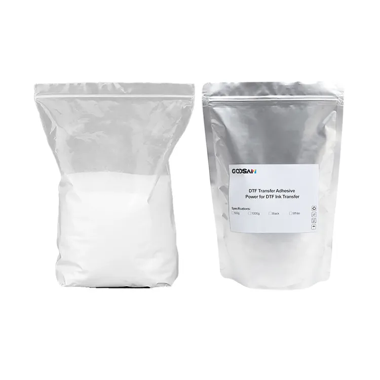 Trasferimento di calore di alta qualità morbido 500g 1kg colla Hotmelt adesivo Hot Melt bianco TPU DTF polvere per stampante DTF DTF