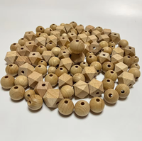 Perles d'abaque en bois de hêtre de 22 mm les plus vendues, accessoires personnalisés pour chaînes de sucettes pour bébés