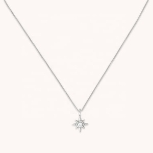 Lyburchi-collar con colgante de estrellas de Crepúsculo, Plata de Ley <span class=keywords><strong>2022</strong></span> chapada en oro, superventas, 925 - Product Image 3