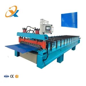 Máquina de fabricación de láminas de hierro corrugado Máquina formadora de láminas corrugadas Máquina de fabricación de techo corrugado