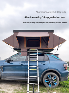 Tenda <span class=keywords><strong>da</strong></span> Tetto Rigida Pieghevole Completamente Automatica in Lega di Alluminio con Tetto Apribile Integrato per SUV - Glamping Estivo e <span class=keywords><strong>Campeggio</strong></span> - Product Image 5