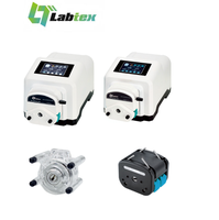 Pompe péristaltique LABTEX, type à débit, avec tête de pompe multicanal, machine de remplissage industrielle portable pour laboratoire