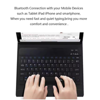 Combo de Teclado y Ratón Inalámbrico Portátil BT Mini al por Mayor para Mac, PC, iPhone, iPad, iOS, Android, Windows