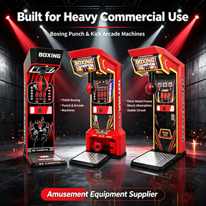 Máquina recreativa de boxeo Boxing King Champion, versión fútbol, con sistema de canje de tickets y regalos para centros de entretenimiento. - Product Image 1