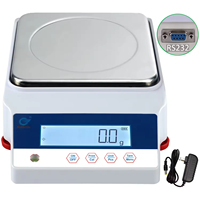 Balanza Electrónica de Precisión de Alta Resistencia, 10 kg x 0.1 g, Alta Precisión, para Conteo y Pesaje, Balanza Profesional de Laboratorio para Mesa