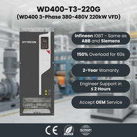 Variador de Frecuencia HYTECON WD400-T3-220G 220kW 380V 50/60Hz, Sistema de Energía Regenerativa, Eficiencia Energética Industrial