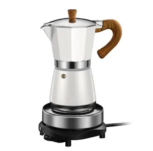 Tasse octogonale à café façonnée à la main, dispositif américain, Extraction de café, filtre, vaporisateur électrique, Portable, Moka, mousseur de lait