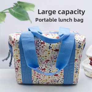 Sac à déjeuner en néoprène écologique personnalisé, grand, isolé, avec fermeture éclair, imperméable, anti-fuite, portable pour pique-nique, camping, plage - Product Image 1