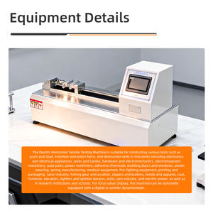 Máquina de Teste de Tração Horizontal de 50kg Equipamento de Teste de Alta Precisão Adequado para Materiais Plásticos e Não Metálicos - Product Image 4