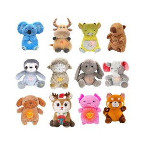 Jouets en peluche mouton brun électrique respirant, chantant et lumineux, populaires et en promotion, pour apaiser le sommeil des bébés, personnalisables - Product Image 3