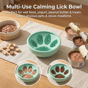 Ciotola Slow Feeder <span class=keywords><strong>per</strong></span> <span class=keywords><strong>Cani</strong></span>, Ciotola Calmante <span class=keywords><strong>per</strong></span> Lick, Palla Interattiva <span class=keywords><strong>per</strong></span> Snack, Multiuso <span class=keywords><strong>per</strong></span> Alleviare l'Ansia di <span class=keywords><strong>Cani</strong></span> e Gatti - Product Image 3