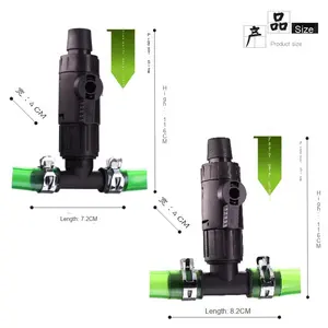 Collegamento rapido del tubo dell'acqua in pietra reale per accessori per acquari giunto del secchio del filtro dell'acqua del serbatoio di pesce 1216 diametro variabile - Product Image 3