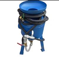 Mini sablageur portable 50L, machine mobile de sablage abrasif haute pression, pour le polissage et l'élimination de la rouille des métaux, nettoyage professionnel
