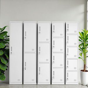 Kunci loker baja dua pintu, Loker penyimpanan kantor karyawan & asrama - Product Image 4