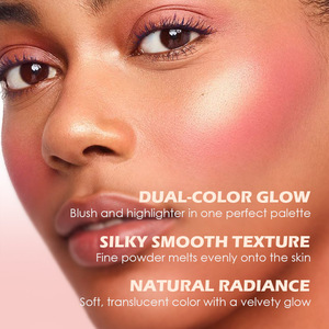 Il Logo personalizzato di trucco cosmetico sulla buona tavolozza migliore arrossisce il produttore di etichette Private crema e Blush in <span class=keywords><strong>polvere</strong></span> - Product Image 4