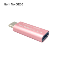 Convertisseur de données USB-C vers USB en alliage d'aluminium avec blocage de données, alimentation CA pour ordinateur portable, téléphone portable, ordinateur de bureau, compatible OEM