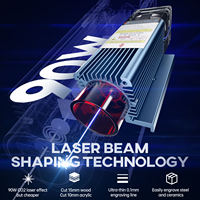 Graveur laser à diode SCULPFUN S9 90W US en stock, machine de découpe laser DIY pour la pierre, le verre, les bouteilles, machine laser