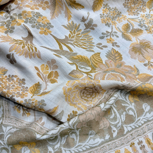 Premium Jamawar Jacquard <b>Shawl</b> Geometric Custom Design Soft Durable Woven Elegant Fashion Daily Wear OEM ODM Export Quality - Product Image 5
