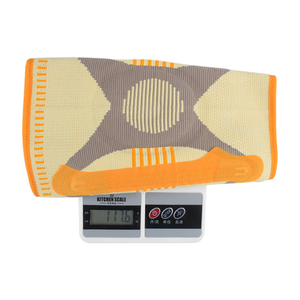 通気性膝サポート圧縮膝スリーブブレースシリコンパッド付き二国間ステースポーツパフォーマンス向上 - Product Image 2