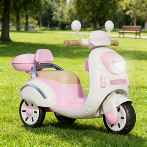Motocicleta Eléctrica para Niños de 12v y 3 Ruedas, Motocicleta Eléctrica para Niños con Batería de 3 Ruedas para Niños y Niñas, Regalo para Interiores y Exteriores - Product Image 3