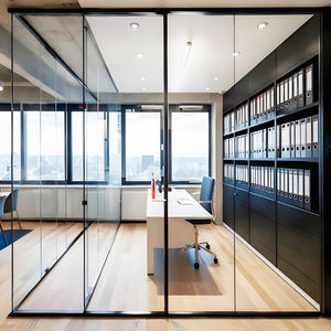 Mamparas y Puertas de Vidrio sin Marco de Diseño Personalizado - Solución <span class=keywords><strong>Completa</strong></span> para la División de Espacios Interiores Modernos - Product Image 1