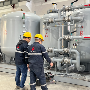 Контейнерный генератор азота PSA Shenger Four Towers с ПЛК и двигателем, 97% чистоты, высокая эффективность - Product Image 4