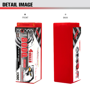 CODDAR 4S 8000MAH HV 15.2V 130C 260C 5mm mermi sert çanta RC LiPo pil için 1/8 1/10 RC araba tekne - Product Image 6