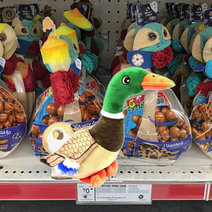 Durable Eco-Friendly Quacking <strong>Duck</strong> <strong>Dog</strong> Chew <strong>Toy</strong> Classic <strong>Squeaky</strong> Simulation Design For Pet Entertainment Teeth Cleaning Plush - Product Image 4