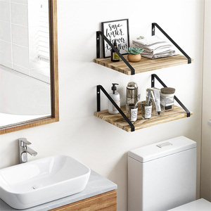 Fixwal <span class=keywords><strong>12</strong></span> <span class=keywords><strong>Inch</strong></span> Sâu Nổi Kệ Gỗ Mộc Mạc Lớn Treo Tường Kệ Cho Trang Trí Nội Thất Lưu Trữ Cho Phòng Ngủ, Phòng Khách, Nhà Bếp - Product Image 2