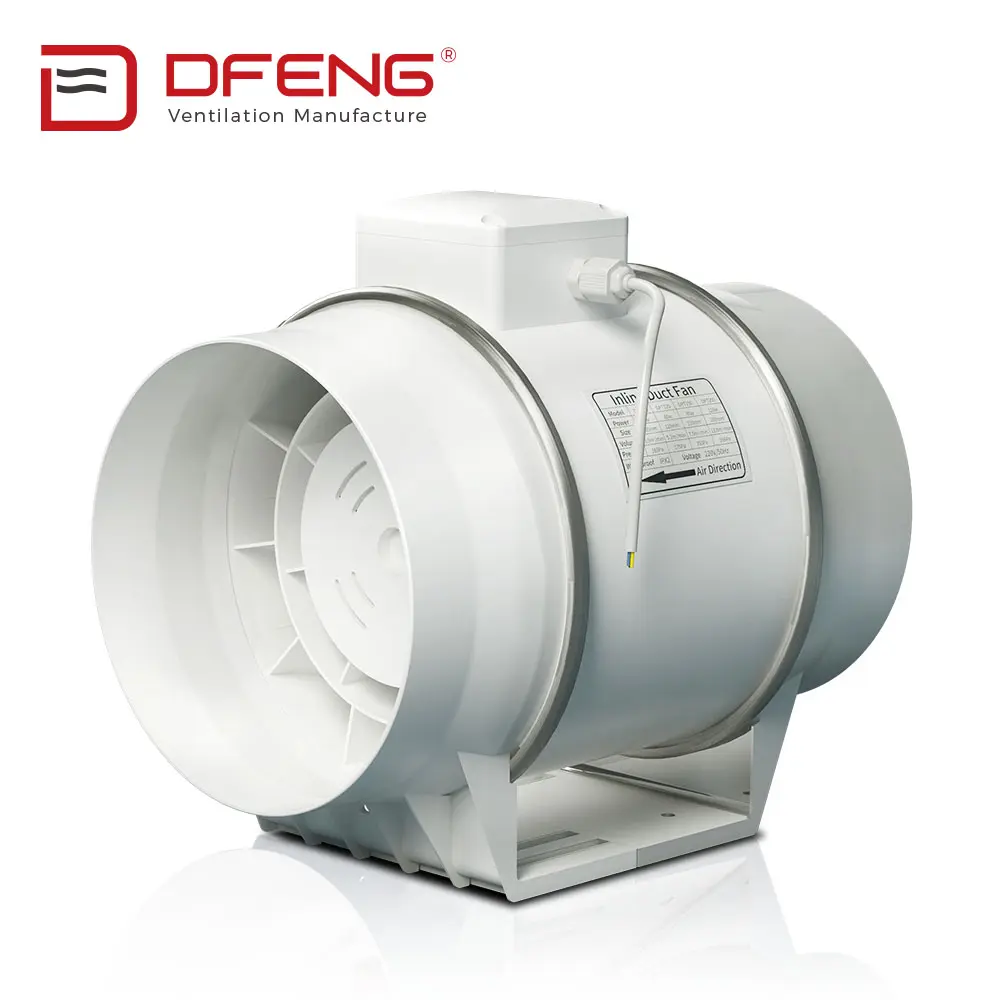 DFENG cooling fan manufacture High Output Inline Duct Fan Centrifugal Blower