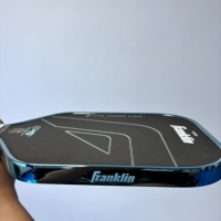 Vente en gros de C45 certifiés pour les tournois USAP-A °   Raquette de pickleball DYNASTY 16 mm avec noyau en mousse, forme allongée, bleue