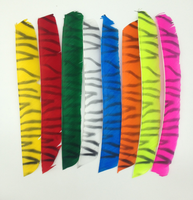 Plumes de flèche AC8 colorées pour tir à l'arc, plumes de dinde pour montage DIY, accessoires pour flèches de chasse et de tir sur cible