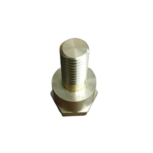 Hex Head Brass <b>Screw</b> Metric Standard Thread Plain Finish - Product Image 2