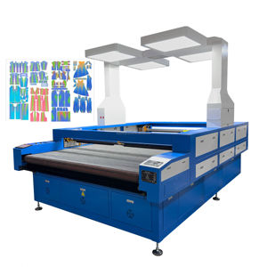 Automatic Panoramic Vision CO2 Laser Cutter Machine Dual Head for Textile & Garment Industry - Product Image 2