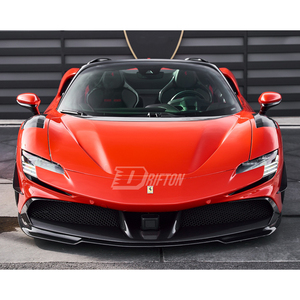 Kits carrosserie Aero pour Ferrari SF90 R Style, entièrement en fibre de carbone visible, pièces de haute qualité, fournisseur d'usine - Product Image 3