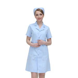 उच्च गुणवत्ता वाली प्रयोगशाला कोट सर्जिकल गाउन कपड़े उच्च गुणवत्ता वाले कपड़े समान मातृत्व नर्स स्क्रब - Product Image 5