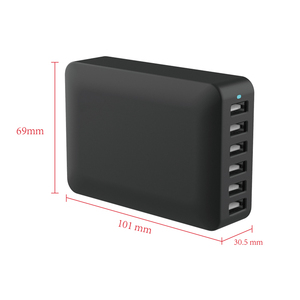 <span class=keywords><strong>Anker</strong></span>-Adaptador de cargador USB Universal para teléfono móvil, cargador de viaje inteligente y portátil de <span class=keywords><strong>60W</strong></span>, 5V/12A, 6 puertos - Product Image 6