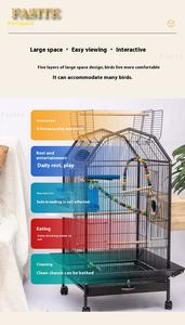 <span class=keywords><strong>Cage</strong></span> pour les oiseaux, accessoire de luxe de haute qualité en bambou, vente en gros, 9 unités - Product Image 5