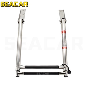 Échelle de bateau Seacar en acier inoxydable 304 rétractable pour yacht, matériel marin - Product Image 3