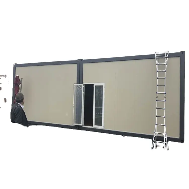 China Supplier's Flat Pack Prefab Houses Prefab Office and Labor Mining Cabin Made of Sandwich Panel Material for Camps