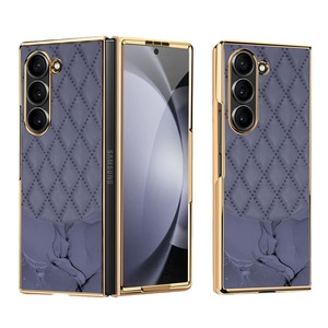 เคสโทรศัพท์ลายเพชรแบบชุบไฟฟ้ารุ่นใหม่ ออกแบบมาสำหรับ Samsung Z Fold 6 - Product Image 5