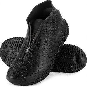 Botas de Lluvia Impermeables de Silicona Antideslizantes para Invierno, Unisex, de Alta Calidad, con Cierre, Resistentes al Desgaste, para Uso en Exteriores - Product Image 2